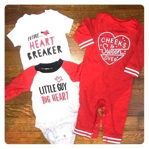 Baby Boy Valentine’s Outfits 6 month